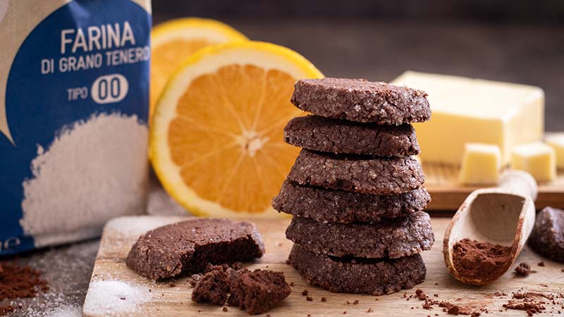 Biscotti sablés al cacao