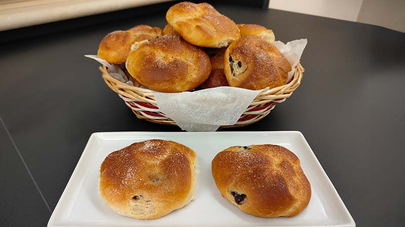 Chiocciole brioche allo yogurt farcite