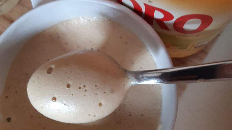 Crema d'orzo senza latte