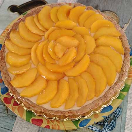 Crostata di frutta senza glutine e latte