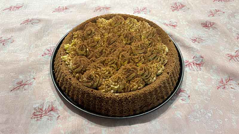 Crostata tiramisù morbida