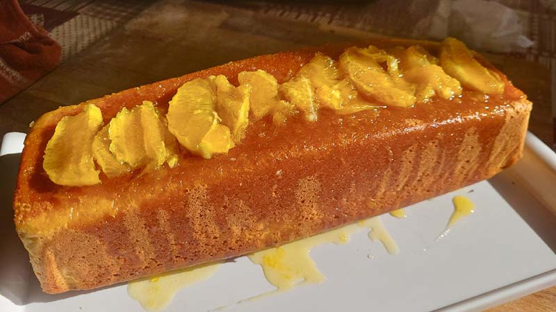 Plumcake pan d'arancio