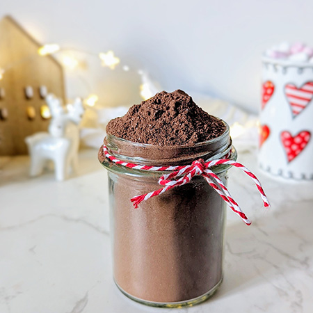 Preparato per cioccolata calda alla menta