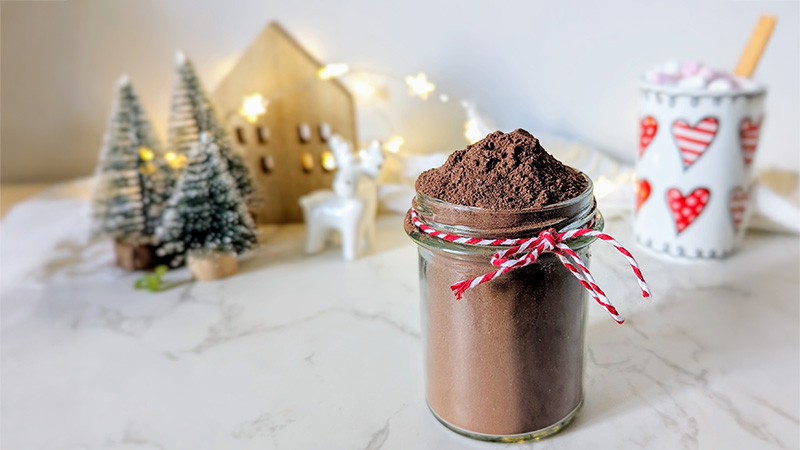 Preparato per cioccolata calda alla menta