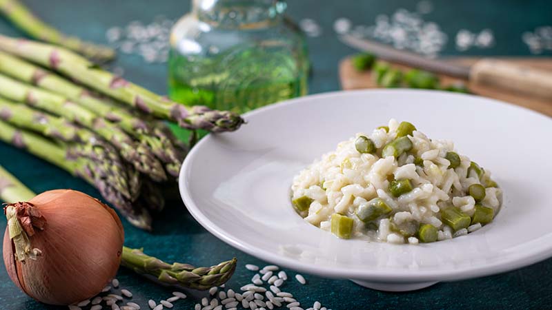 Risotto agli asparagi leggero