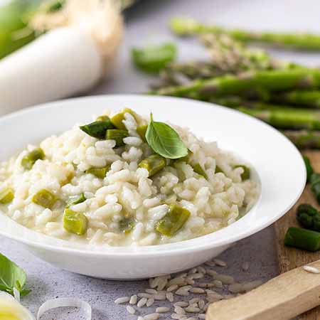 Risotto agli asparagi vegan