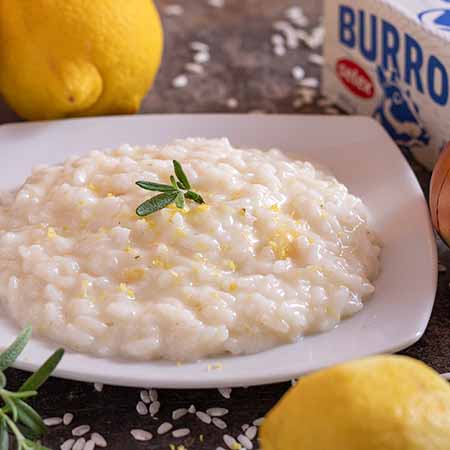 Risotto al limone e rosmarino