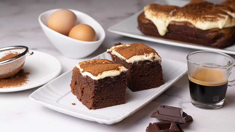 Tiramisù brownies