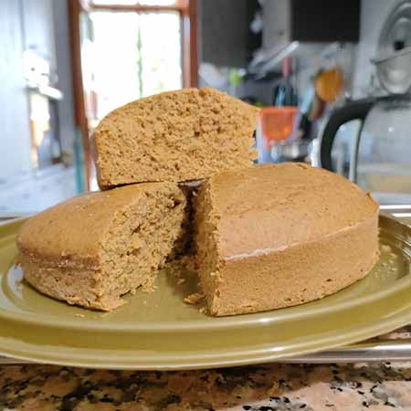 Torta alla zucca e uvetta senza zucchero