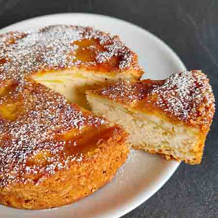 Torta di mele rovesciata