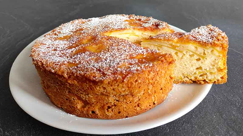 Torta di mele rovesciata